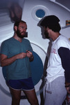 Clarendon (Clem) Bowman and Phillip Lobel inside Hydrolab, St. Croix [1]
