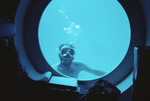 Diver looking into the window of Hydrolab [1]