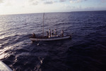 Miskito fishermen aboard a sailboat