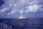 Front view of the R/V [Research Vessel] Alpha Helix by John C. Ogden