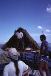 Researchers speaking with a Miskito fisherman
