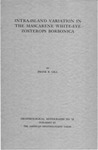 Intra-island Variation in the Mascarene White-eye Zosterops Borbonica by Frank B. Gill