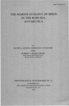 The Marine Ecology of Birds in the Ross Sea, Antarctica by David G. Ainley, Edmund F. O'Connor, and Robert J. Boekelheide