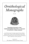 Population Dynamics of the California Spotted Owl (strix Occidentalis Occidentalis): a Meta-analysis by Alan B. Franklin, R. J. Gutierrez, James D. Nichols, Mark E. Seamans, Gary C. White, Guthrie S. Zimmerman, James E. Hines, Thomas E. Munton, William S. Lahaye, Jennifer A. Blakesly, George N. Steger, Barry R. Noon, Daniel W. Shaw, John J. Keane, Trent L. McDonald, and Susan Britting