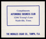 Automobile Business Club Label