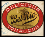 Bel-Rio, B by Bel-Rio Cigar Co. and American Lithographic Co.
