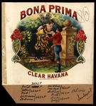 Bona Prima, E by Phoenix Cigar Corp., Mfrs.