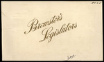 Brewster's Legislators, B