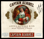Captain Alvarez, A by Lopez, Alvarez & Co. and Pasbach Voice Litho. Co.
