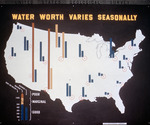 Map, Water Worth Varies Seasonally by Garald Gordon Parker