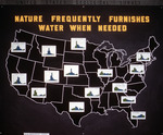 Map and Bar Charts, Nature Frequently Furnishes Water when Needed by Garald Gordon Parker