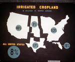 Map, Irrigated Cropland in Relation to Farmed Acreage by Garald Gordon Parker