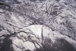 Photograph, Mount St. Helens Ash-Covered and Crevassed Surface