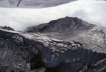 Photograph, Ash-Covered Crevassed Slopes of Mount St. Helens