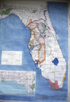 Map, Florida Geological Structures by Garald Gordon Parker