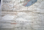 Map, Tectonic Map of the United States, Gulf Coast States by Garald Gordon Parker