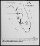 Map, Index Map Showing the Location of the Southwest Florida Water Management District by Garald Gordon Parker
