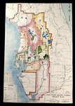 Map, Four River Basins, Florida, Project Plan by Garald Gordon Parker
