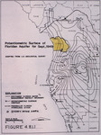 Map, Potentiometric Surface of Floridan Aquifer for September 1949 by Garald Gordon Parker