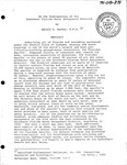 Report, On the Hydrogeology of the Southwest Florida Water Management District, August 25, 1975