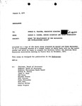 Report, On the Relationship of the Waccasassa and Withlacoochee Basins, August 8, 1974