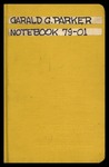 Field Notes, Garald G. Parker Notebook, 79.01, December 30, 1979 by Garald Gordon Parker