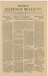 Weekly No-Fence Bulletin, Vol. 1, No. 5, May 6, 1920 by J. Forrest Caldwell