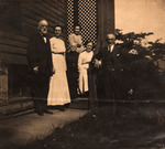 Photograph, Watrous Family Standing Outside of Their Home, circa 1920