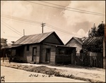Houses located between 2102 and 2104 on 13th Street in Ybor City