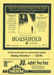 Voucher, Household Saints at Tampa Theatre, November 1, 1993 by Tampa Theatre