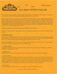 Flyer, All About Spooktacular, 1995 by Tampa Theatre