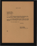 Correspondence, Progress Village Property Management, Tampa, April 6, 1959 - August 30, 1960