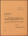 Correspondence and Resolution, Progress Village Community Development Committee, September 29, 1960-November 22, 1961