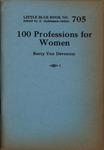 100 Professions for Women by Betty Van Deventer