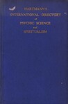 Hartmann's International Directory of Psychic Science and Spiritualism by W. C. Hartmann