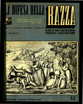 Difesa della Razza: Scienza, Documentazione, Polemica, Questionario, August 20, 1939