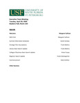 Agenda, Leadership Team Meeting, April 28, 2009 by University of South Florida St. Petersburg. Office of the Regional Chancellor