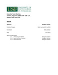 Agenda, Leadership Team Meeting, August 25, 2009 by University of South Florida St. Petersburg. Office of the Regional Chancellor