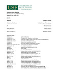 Agenda, Leadership Team Meeting, February 9, 2010 by University of South Florida St. Petersburg. Office of the Regional Chancellor