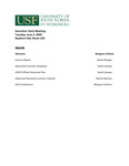 Agenda, Leadership Team Meeting, June 2, 2009 by University of South Florida St. Petersburg. Office of the Regional Chancellor