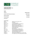Agenda, Leadership Team Meeting, March 2, 2010 by University of South Florida St. Petersburg. Office of the Regional Chancellor
