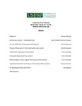 Agenda, Leadership Team Meeting, March 23, 2011 by University of South Florida St. Petersburg. Office of the Regional Chancellor