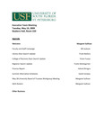 Agenda, Leadership Team Meeting, May 19, 2009 by University of South Florida St. Petersburg. Office of the Regional Chancellor