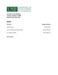 Agenda, Leadership Team Meeting, October 6, 2009 by University of South Florida St. Petersburg. Office of the Regional Chancellor