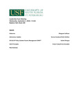 Agenda, Leadership Team Meeting, September 1, 2010 by University of South Florida St. Petersburg. Office of the Regional Chancellor