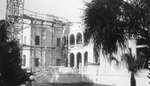 Scaffolds during the construction of the Charles and Edith Ringling Mansion built by George Isenberg Construction by Charles Ringling and New College of Florida (Sarasota, Fla.)