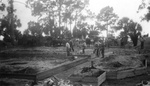 George Isenberg Construction building the foundation for the Charles and Edith Ringling Mansion