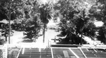 Looking east from the second floor of the Charles and Edith Ringling Mansion during construction by George Isenberg Construction by Charles Ringling and New College of Florida (Sarasota, Fla.)