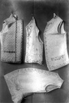 Two rose flower vests, three cherry vests and four leaf vests with embroidered designs by Charles Ringling and New College of Florida (Sarasota, Fla.)