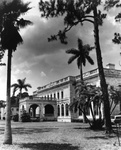 A View of the portico to the Charles and Edith Ringling Mansion by Charles Ringling and New College of Florida (Sarasota, Fla.)
